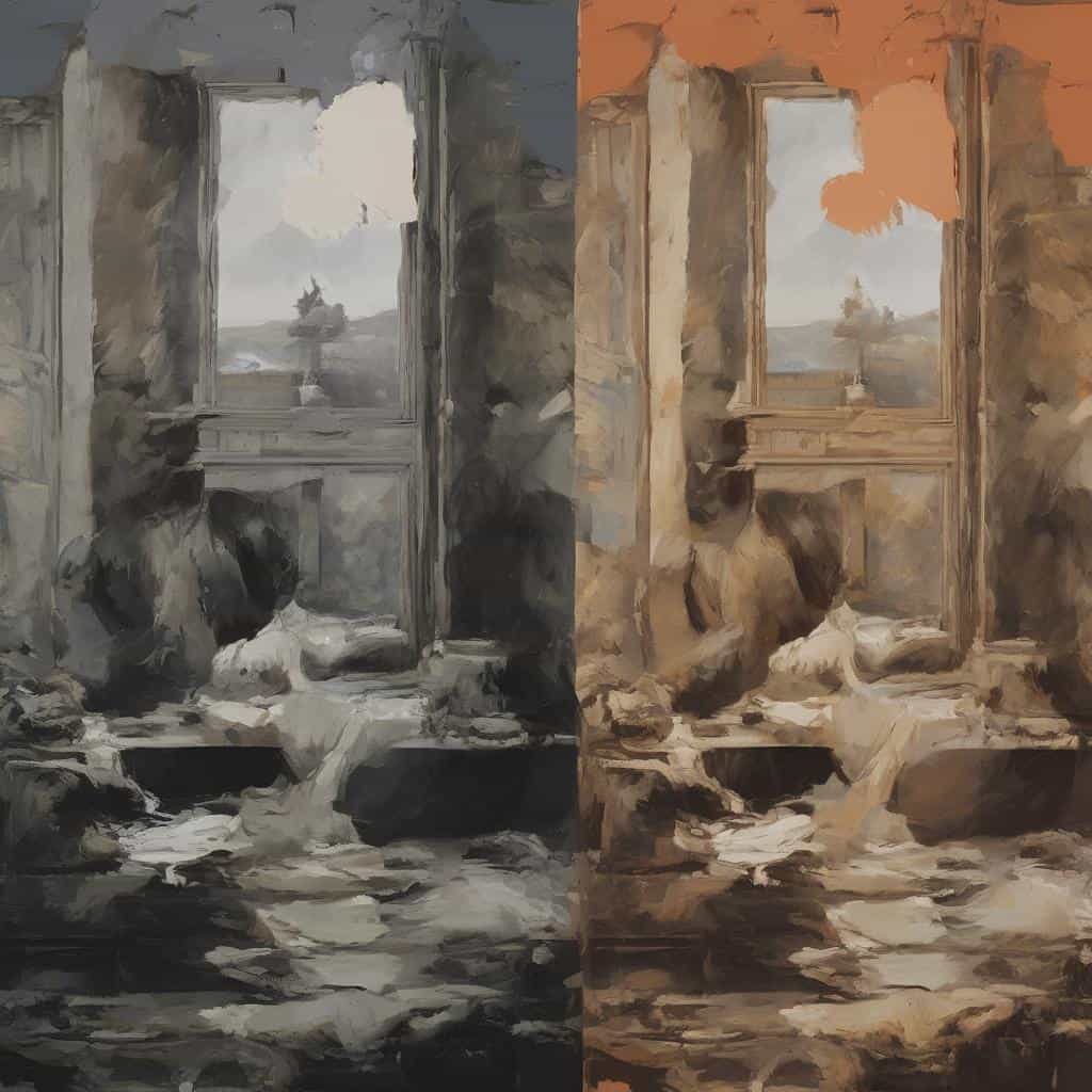 Ρομπότ, καλλιτέχνες, αρχιτεκτονική, έμπνευση, πίνακας, εσωτερική διακόσμηση, τοπίο, τέχνη, μοντέρνος, δημιουργικότητα.